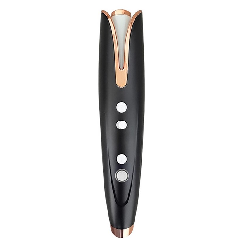 Auto Rotate Hair Curler Ceramic Curling Iron Long-Lasting Hair Styling Constant Temperature Wave Hair Care Hair Curler: black