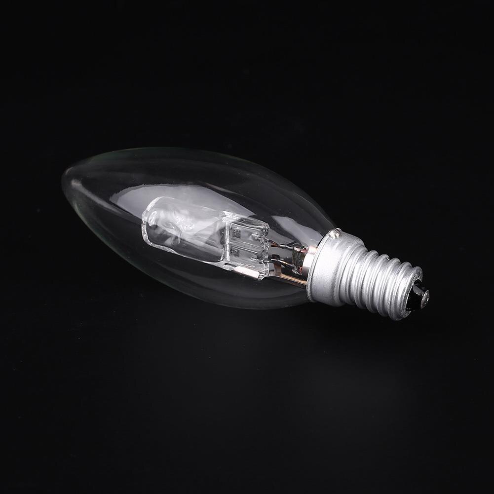 E14 halogenlampe pære stearinlys form armatur husholdningsartikler  c35 28w stearinlys formet halogen pære lys belysning