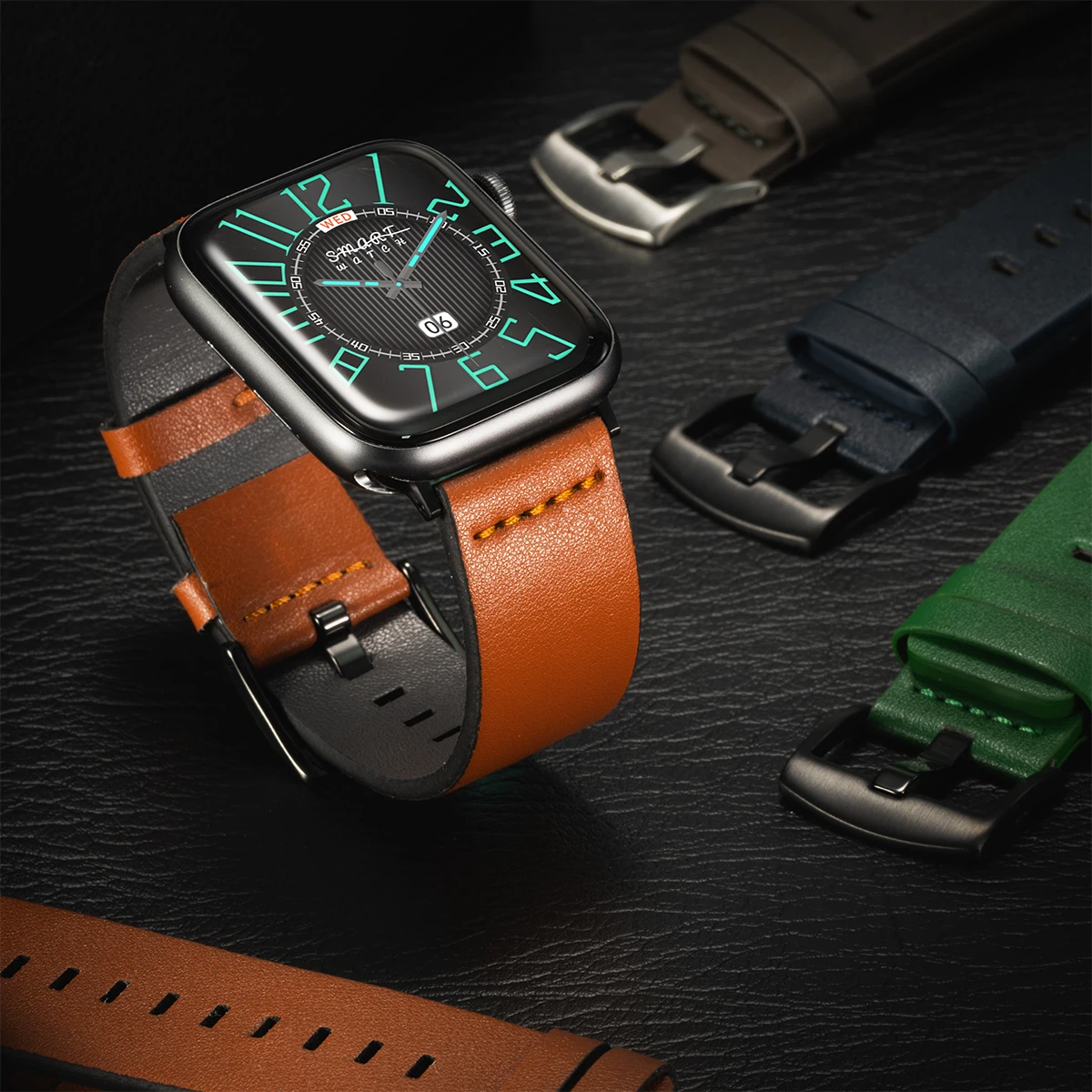Hochwertiges Lederarmband für Apfel Uhr Band Ultra 2 49 mm 46 mm 42 mm 45 mm 41 mm 44 mm 40 mm Armbinde für IWatch 10 9 8 7 6 SE 5 4