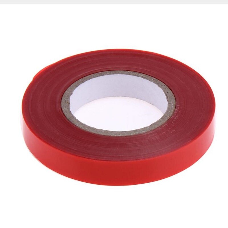 Cinta Roja de atado de jardín, tiras de árbol, película para secar ramas de injerto, estaca, cinturón de unión de jardinería, cinta adhesiva de PVC, 5 rollos