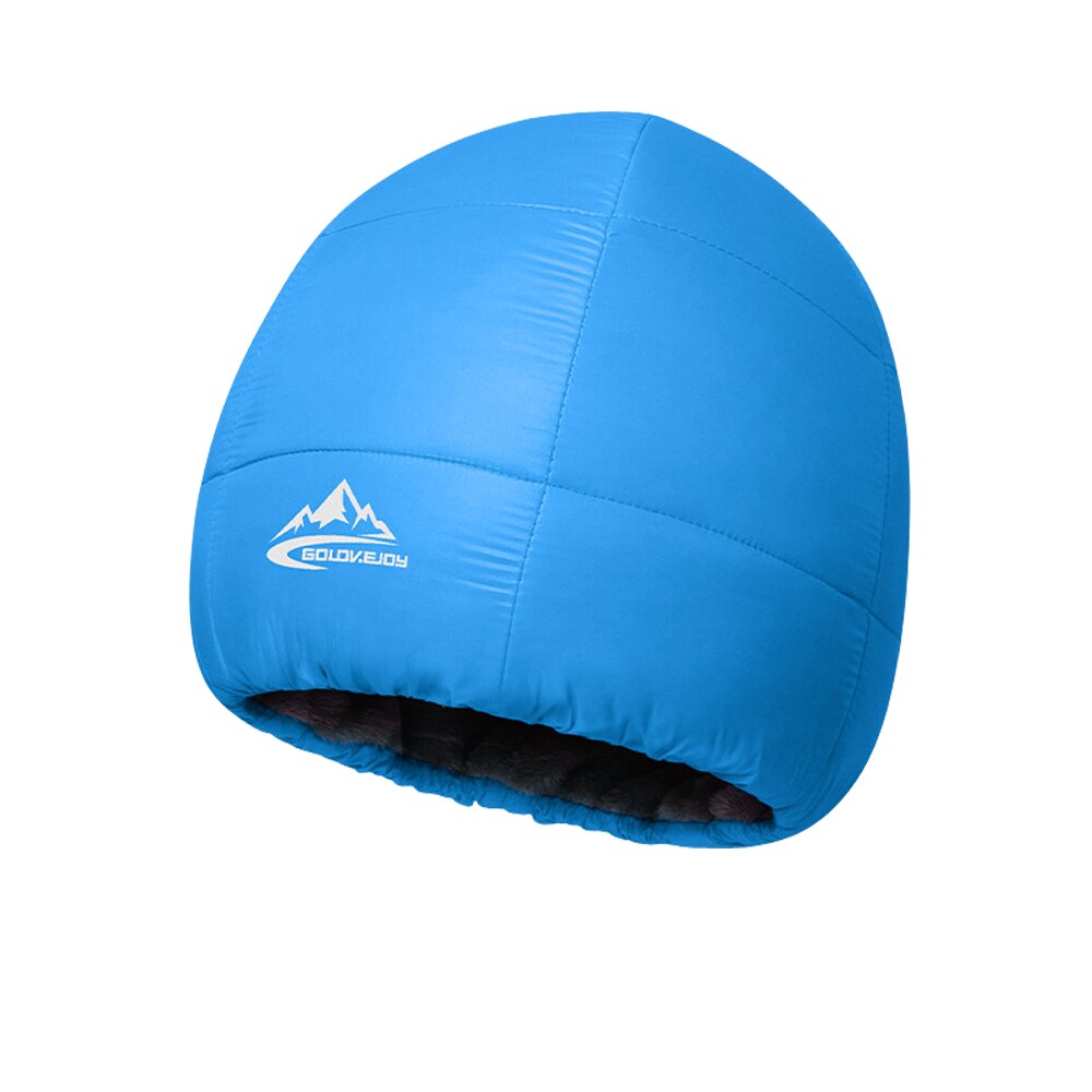 L.Mirror 1 Uds. Gorro de invierno para esquiar resistente al viento y al agua al aire libre, gorro de terciopelo para esquiar y esquiar, accesorios para esquiar al aire libre: Blue