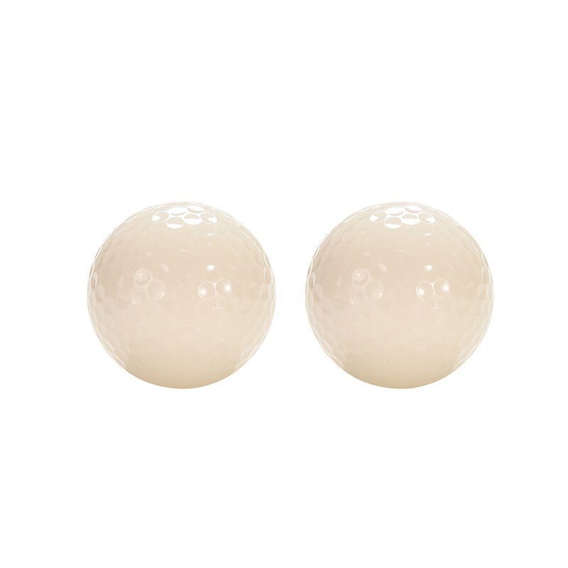 1/2pcs Light-up Flashing Night light Glowing Fluorescence Golf Ball Golfing night beautiful golf ball outdoor easy to find: 2pcs