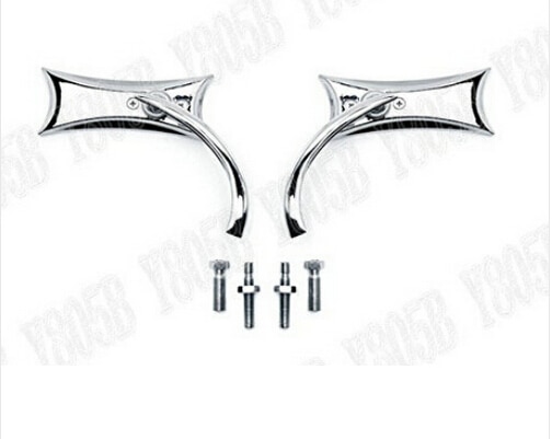 HONGK - Visière De Phare Chromée De 17,8 Cm Compatible Avec Yamaha Road Royal V Star Virago, Cruisers [B01C0SZ93M