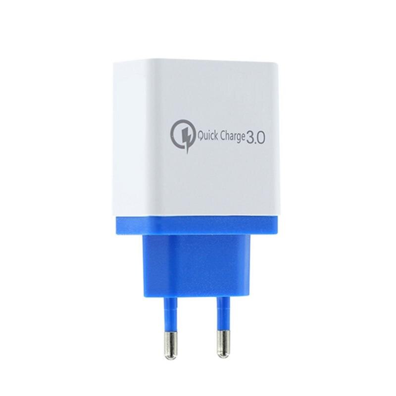 4 Usb Multi-Port Lader Snel Opladen Snelle Opladen Muur Adapter Voor Iphone Xiaomi Samsung Mobiele Telefoon Oplader Hoofd eu Plug