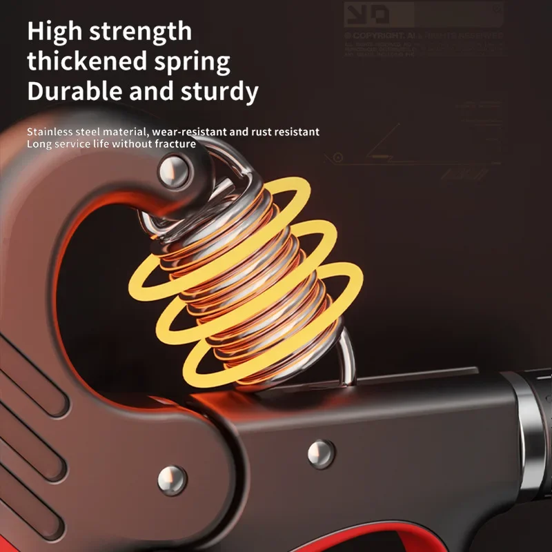 Hand Gripper 5-100kg Gym Wrist Expander Hand Strengthener Adjustable Muscle Recovery Fitness Hand Muscle Strength Exercise