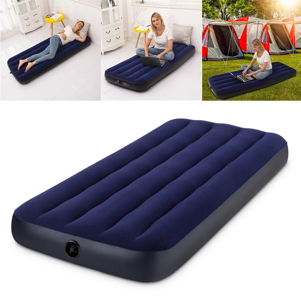Air Mattress Durable Blow Up Airbed Inflatable Mattresses With Built In Pump For Home Outdoor Mattresses For Garden Loungers