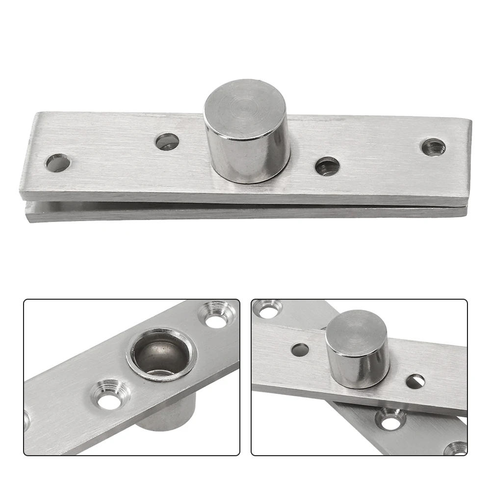 Stainless Steel Invisible 360 Degree Rotary Door Pivot Up And Down Hinge For Wooden Door Cabinet Door Furniture Hardware