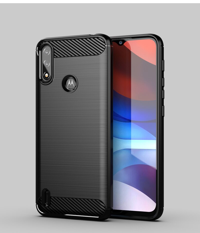 IPEAK Para Motorola Moto E7i Power Case (6.7'') Funda De Cuero Con