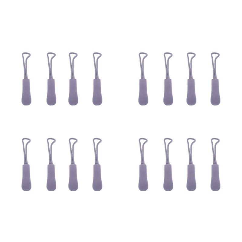 Rits Gebroken Gesp Pull Puller Clip Tag Fixer Zip Cord End Fit Touw Rugzak Reizen Koffer Kleren Tent Tab Vervanging tas: Gray