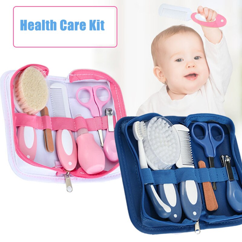 Newborn Kids Nail Scissors 1 Set Baby Safe Health Care Kit Hardware Manicure Hair Nail Clippers Care Tools