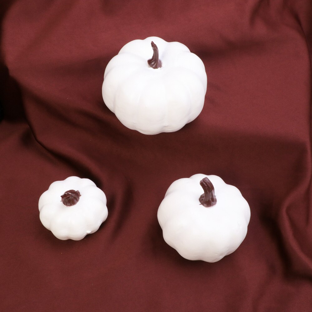 12pcs Party Props Funny Artificial Vivid Halloween Decoration Pumpkin Prop Pumpkin Toys Party Supplies Foam Pumpkin: Default Title