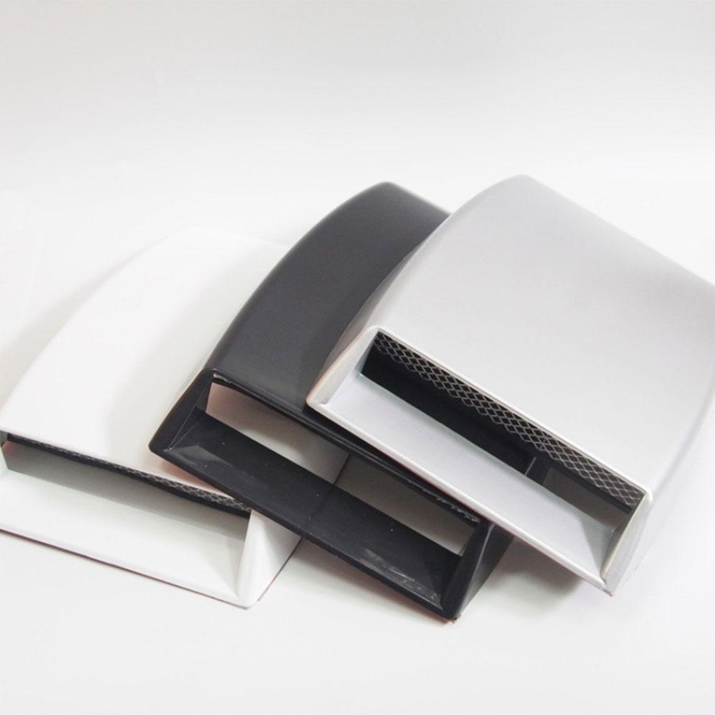 Universal Car Engine Hood Scoop Air Flow Intake Vent Cover ABS Front Engine Hood Cover Decoration Bonnet Hood Scoop SUV Truck
