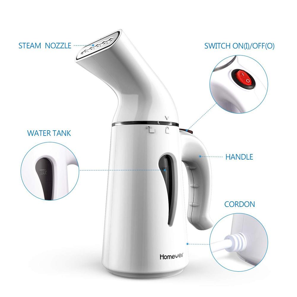 Mini Garment Clothes Steamer Portable Handheld Fabric Steamer with 130ml Water Tank Smart Home Life Brush Accessories