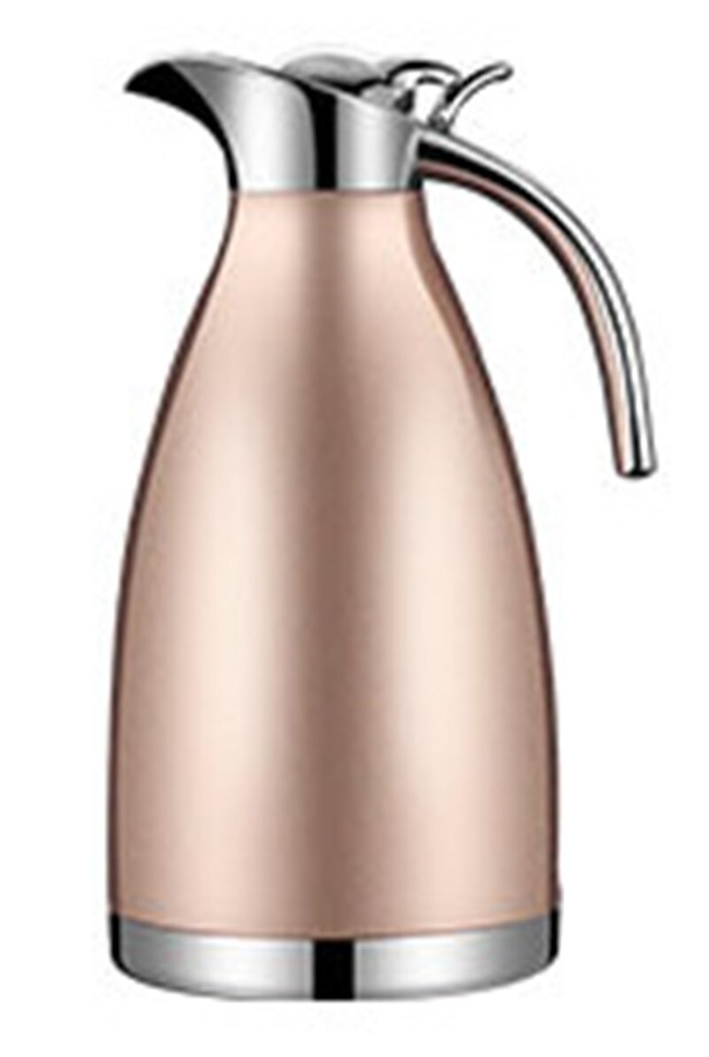 Recipiente de agua para café o té de 2.0L, termo aislado de acero inoxidable 304, termo térmico de doble capa al vacío: 2