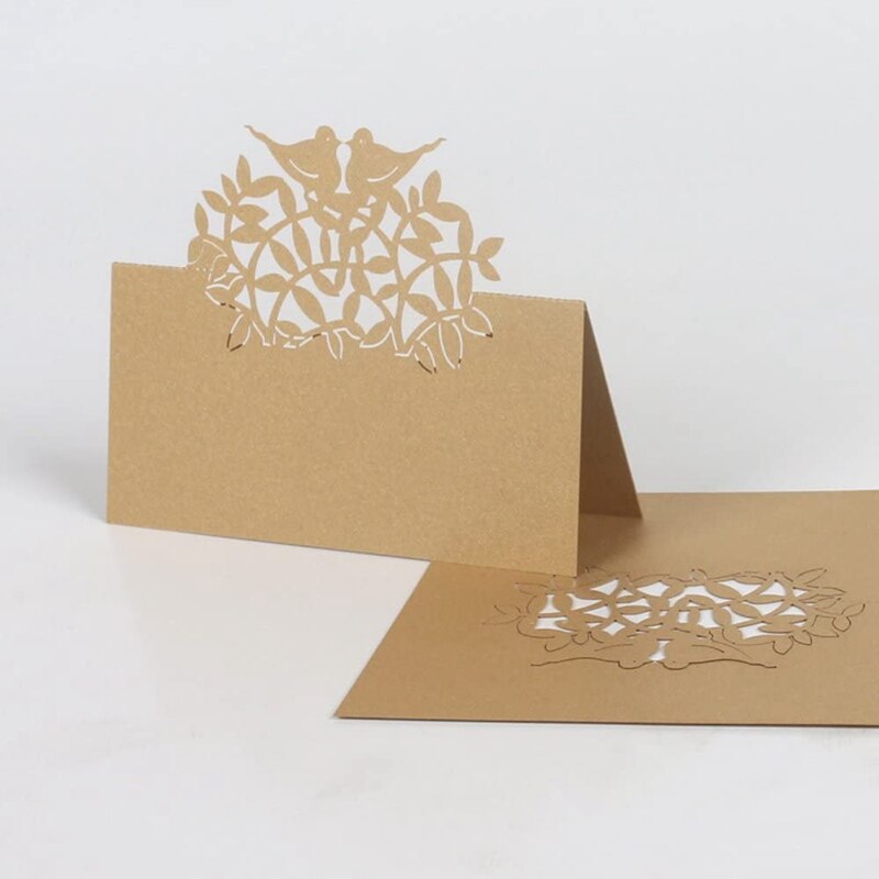 50 szt. Ślub imię gościa karteczki z miejscem stolik imprezowy nazwa karteczki z miejscem numery stołów papierowych miejsce karta towarzyska etykieta z imieniem