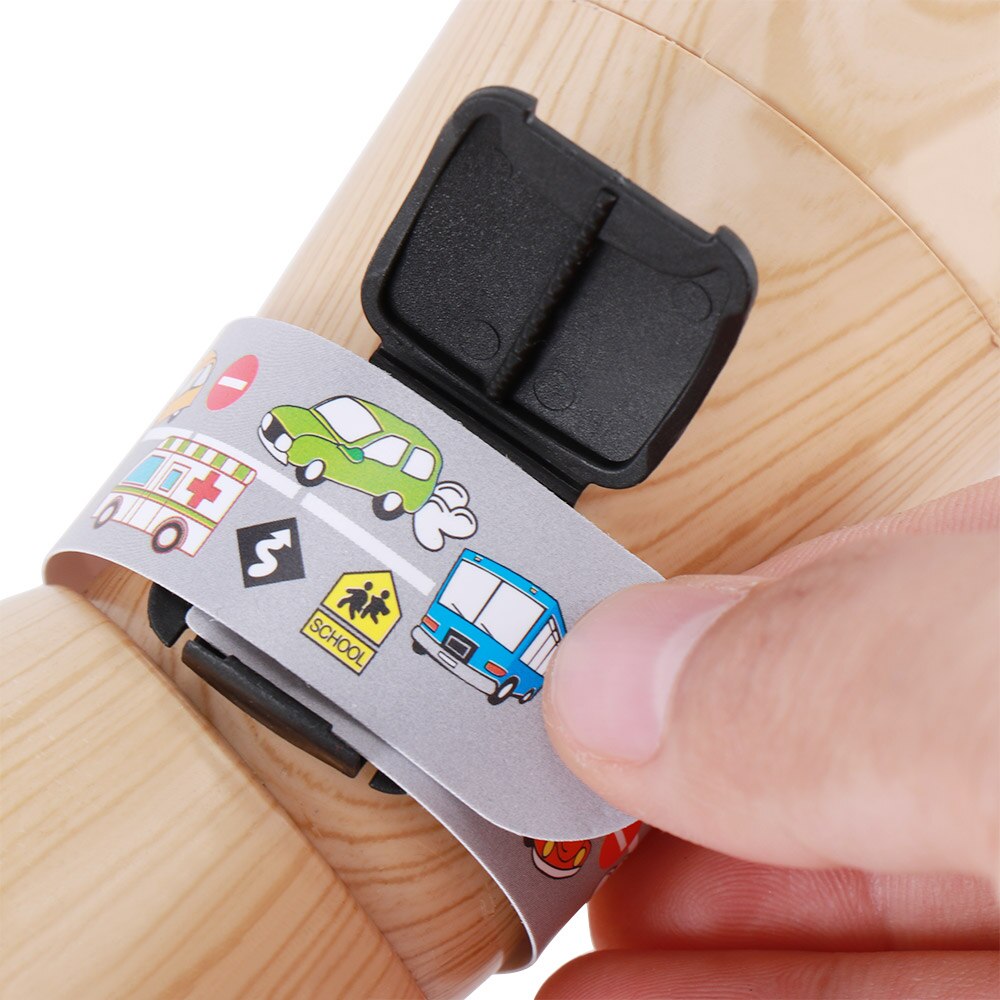 8 pz/impostato per Bambini Esterna Cassetta di Sicurezza anti-perso braccialetto Braccialetto per I Bambini di Riconoscimento di Sicurezza Regolabile Cinghia Da Polso Impermeabile