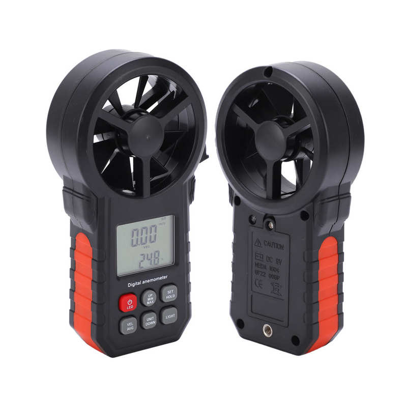 Anemometer Wind Speed Meter Wind Speed Test Tool Wind Speed Tester with LCD Backlight Display Wind Flow Measurement for Home for