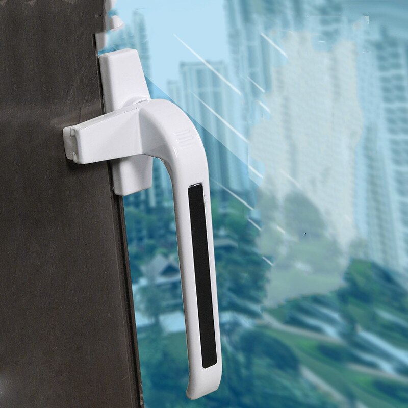 Modern Aluminum Alloy Security Door And Windows Handle Door Lock Casement Window Lock Wheel Pulls Home Hardware Accessories
