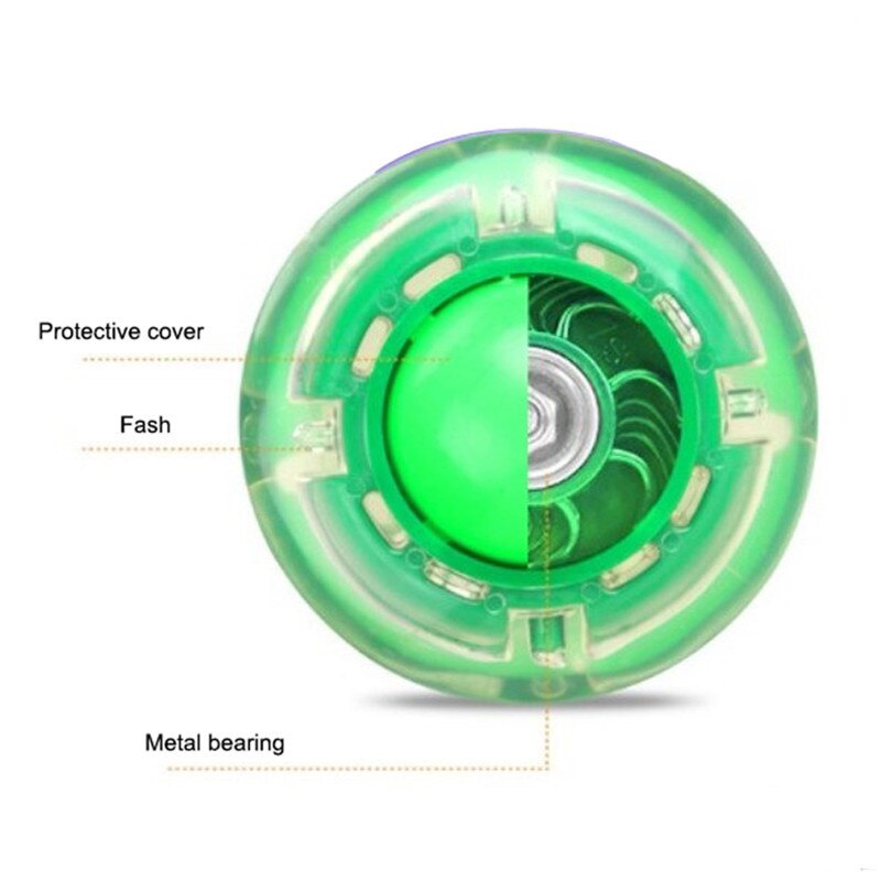 Flash Springen Voet Force Bal Kinderen Outdoor Fun Sport Speelgoed Led Kinderen Springen Kracht Reactie Training Bal Kind-Ouder games