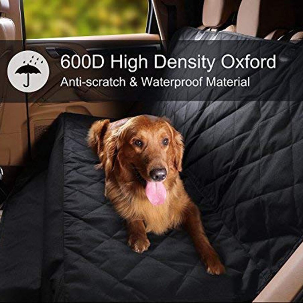 Hond Auto Seat Cover View Mesh Waterdichte Pet Carrier Huisdier Auto Rear Back Seat Mat Met Rits En Gordel
