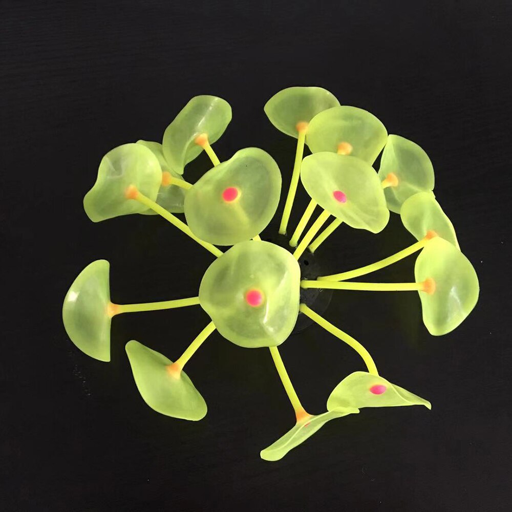 Siliconen gloeiende kunstmatige aquarium aquarium koraalplanten onderwater ornament aquarium aquarium decoratie accessoires  d30