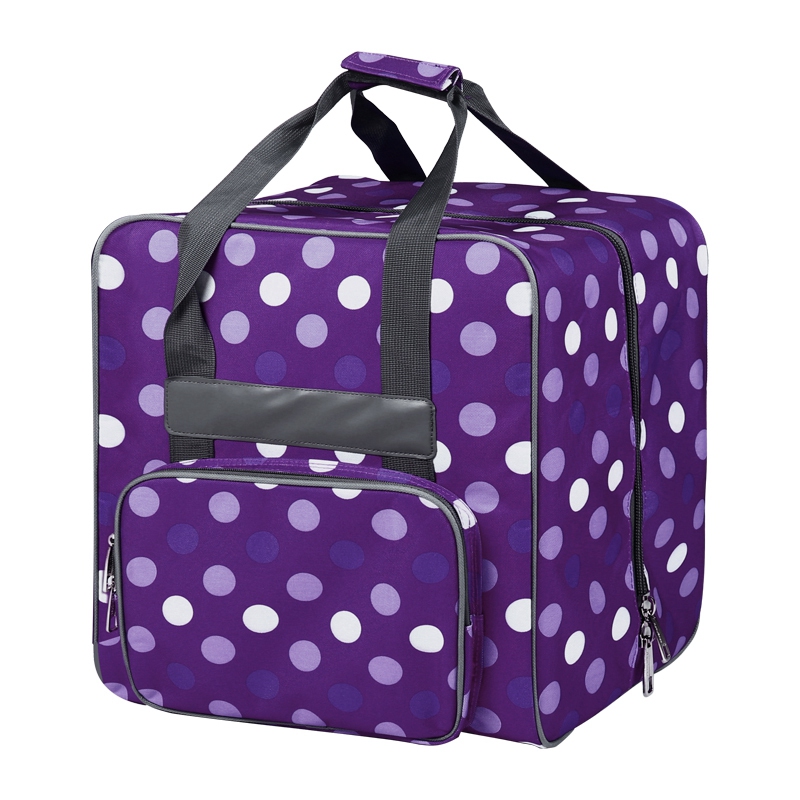 Rejoicing Sewing Machine Bag, Portable Sewing Handle Tote Accessory, Sewing Machine Trolley Handbag for Sewing Machine: Purple