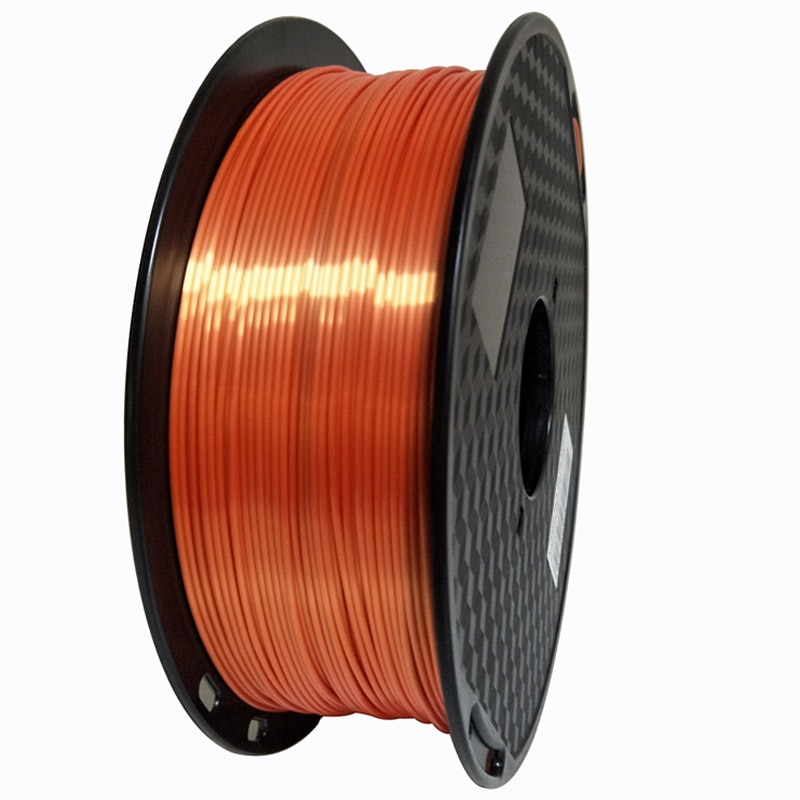 Soie pla Orange 3d imprimante Filament 1.75mm 500g soyeux brillance brillant 3D impression matériel métal sensation soie impression Filament