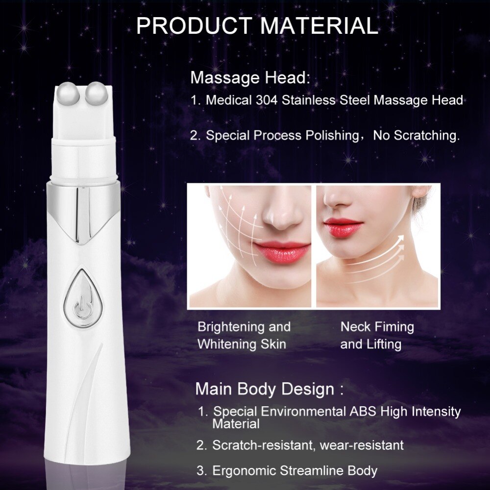 Oogverzorgingsinstrument, donkere kringen, wallen, rimpelverwijdering, elektrische vibratiemassager, bc