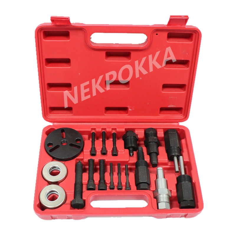 Disassembly of compressor clutch,Disassembly tool for air conditioning clutch