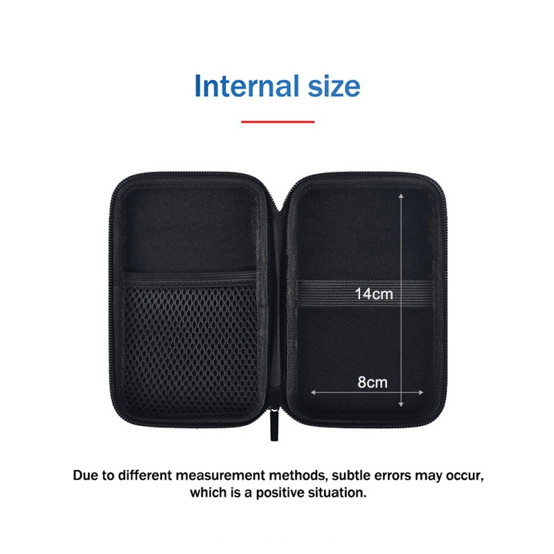 2.5 Inch Hdd Box Bag Case Draagbare Harde Schijf Schijf Zak Voor Externe Hdd Box Power Bank Case Opslag Bescherming doos