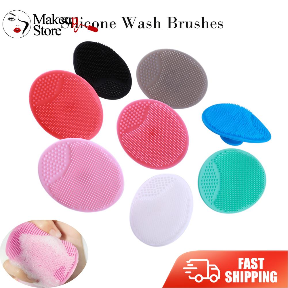 Silicone Wash Brushes Pad Blackhead Face Exfoliating Cleansing Brushes Facial Skin Care Beauty Makeup Tools