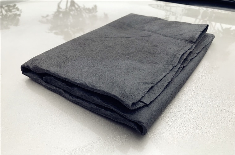 50 x 80cm ultrastørrelse bilglasmaling sydkorea håndklæde kunstig ruskindskind sort pu klud mikrofiber tørretøj
