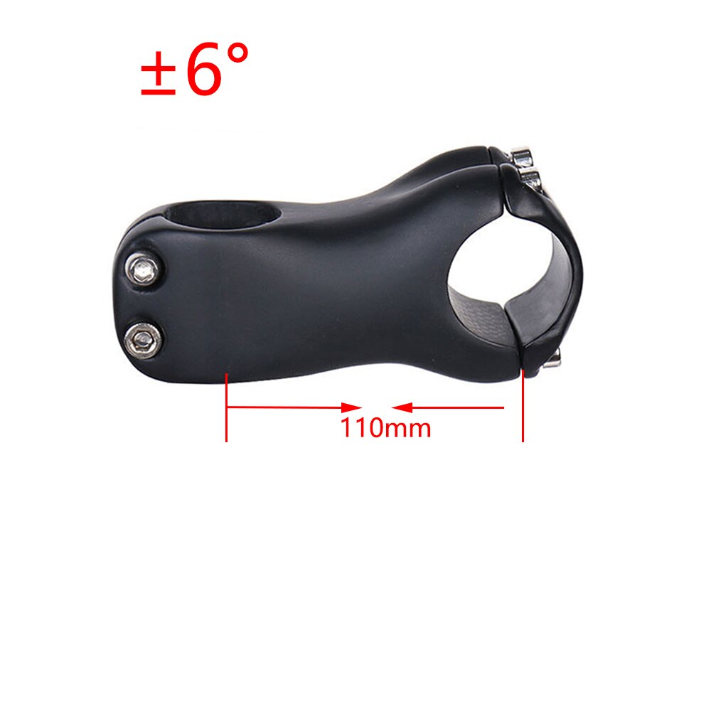 T800 Kohlenstoff MTB Fahrrad Vorbau 6/17 Grad 31,8 MM Kohlenstoff Rennrad Vorbau positiv und Negativ Radfahren Steigleitung Vorbau: 6 Grad110mm-2105