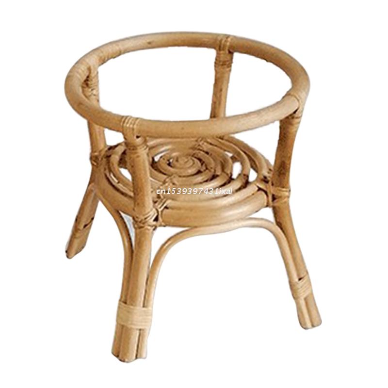 Natural Rattan Plant Stand Rack Indoor Flower Pot Holder Garden Vine Trellis: Default Title