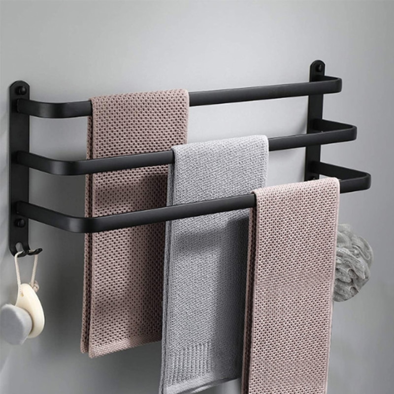1Pc 30/40/50Cm Aluminium Wand-Badkamer Handdoek Rack Keuken Handdoek Opknoping Bar Thuis levert