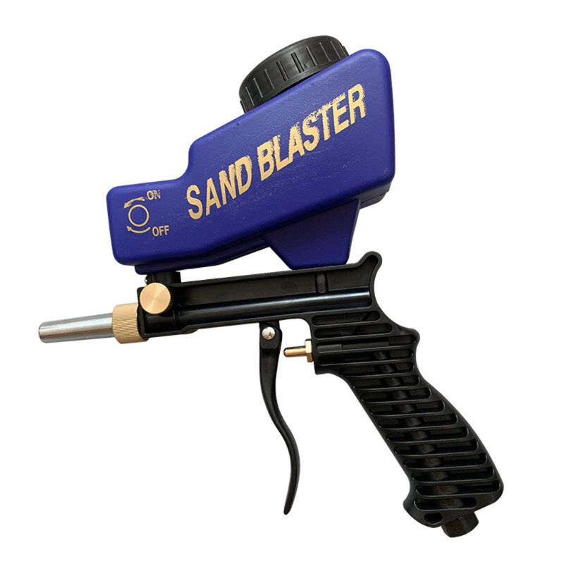 Anti-rust Protection Air Spot Sand Blaster Gravity Feed Sandblasting Handheld