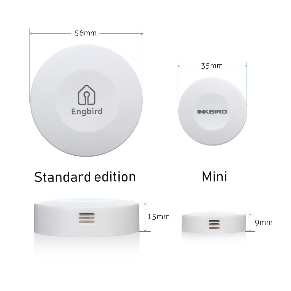 INKBIRD – Mini capteur intelligent de température et d&#39;humidité, IBS-TH1, avec enregistreur de données, thermomètre et hygromètre, pour IOS/Android, application gratuite, animaux domestiques