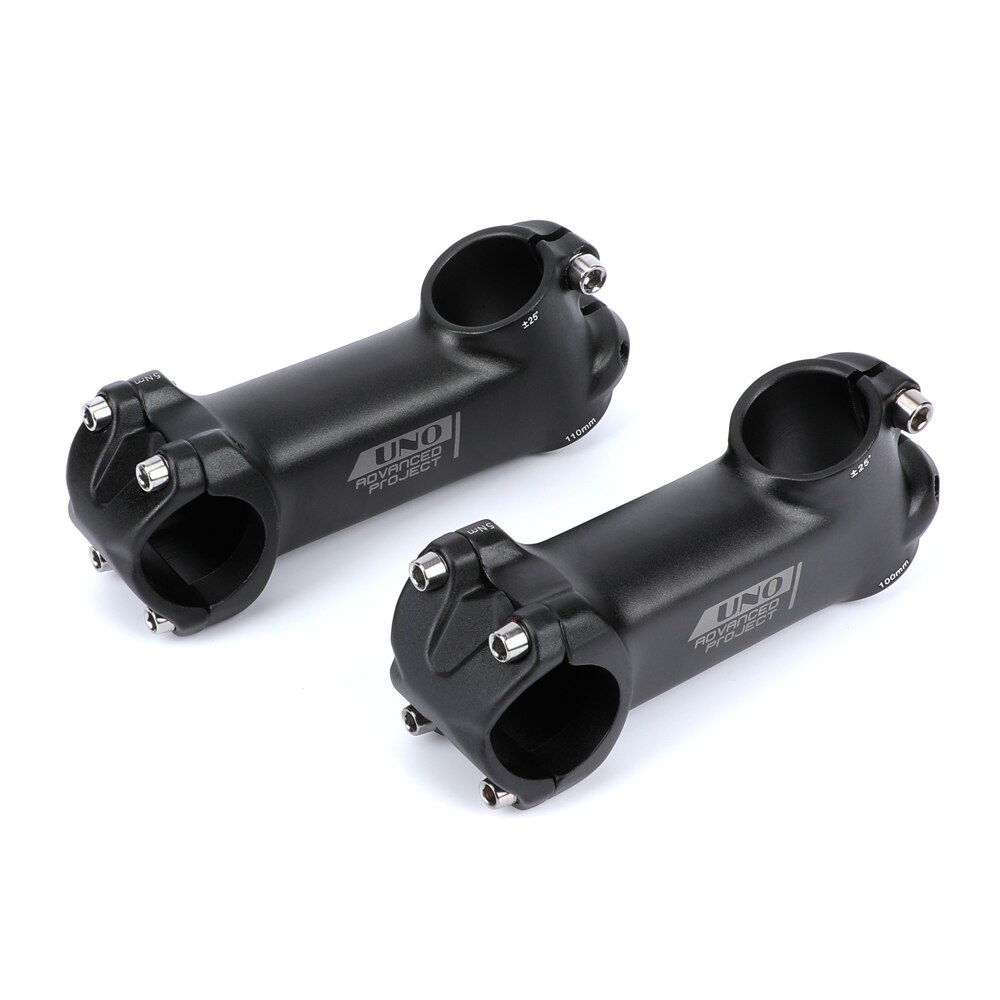 UNO 25 stopni Droga mostek rowerowy kierownica mtb trzon wspornik rowerowy Handlear pion stop 31.8mm 70/80/90/100/110mm części robić roweru górskiego