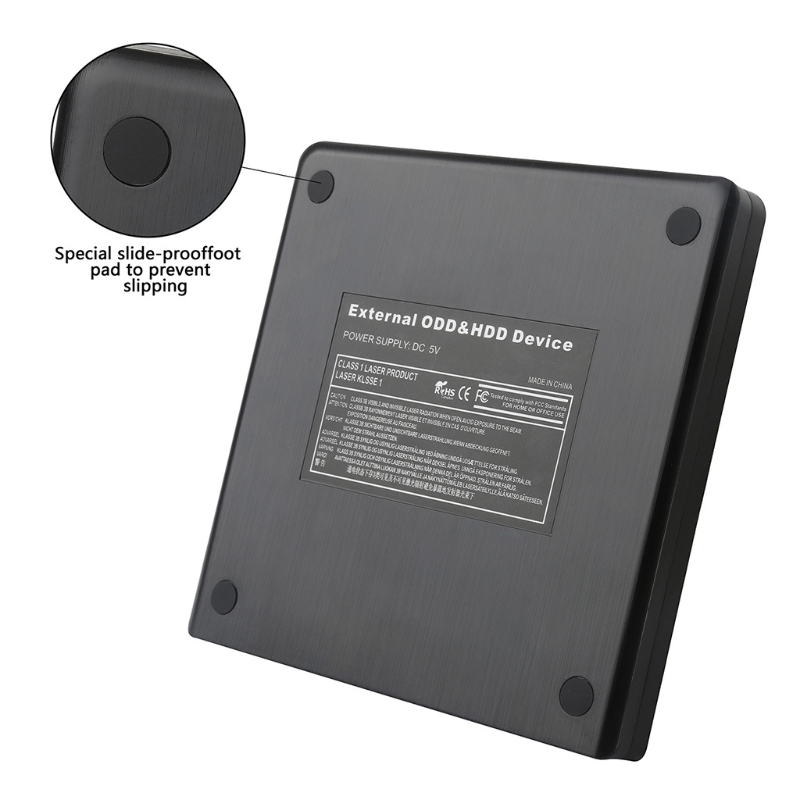 Slim Draagbare Optische Drive Behuizing Externe Usb 3.0 Hoge Snelheid Dvd Rw Brander