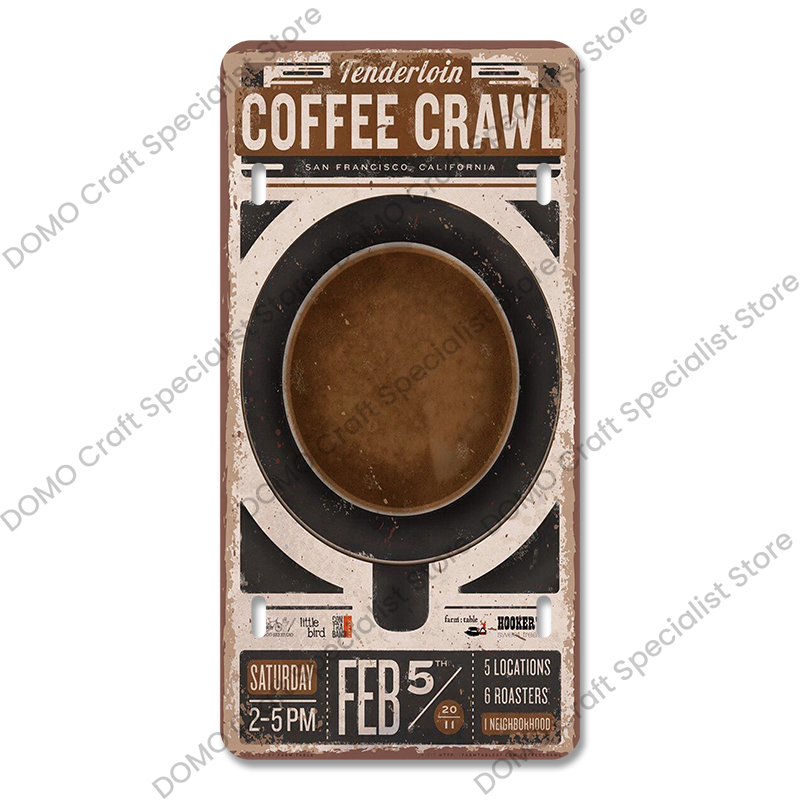 Placa de licencias de café, carteles de hojalata de Metal Vintage, placas de Metal Retro para café, cocina, sala de estar, decoración artística de pared del hogar