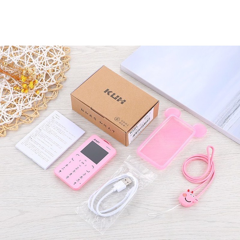 T5 Small Slim Size Cellphone 1.8" Ultra Thin Card Pocket Student MP3 Low Radiation Push Button Mini Mobile Phone