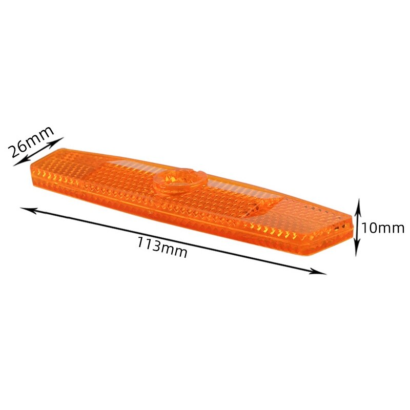 4pcs/set Bike Bicycle Spoke Reflector Safety Warning Light Safety Wheel Rim Reflective Lamp Mount Vintage Clips Tube Reflector
