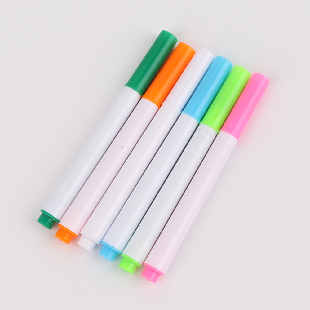 12 färger dammfria raderbara flytande krita markörer färgpennor för barn barn ritning målning födelsedag christma