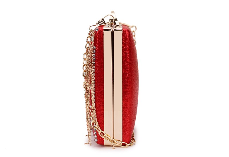 Luxus Quaste Diamant Pu Frauen Party Abend Tasche Kupplung Tasche Schulter Tasche Crossbody Mini Tasche Weibliche Handtasche Geldbörse