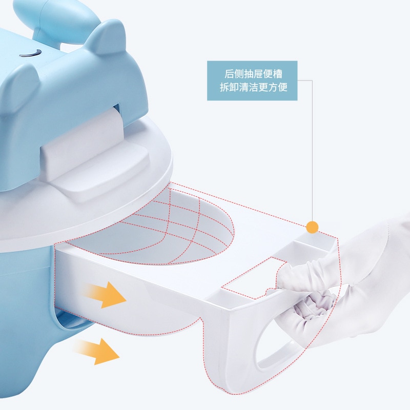 Dossier confortable dessin animé Pot enfants Pot bébé toilette pour garçons enfants bébé Pot formation filles Portable toilette bassin