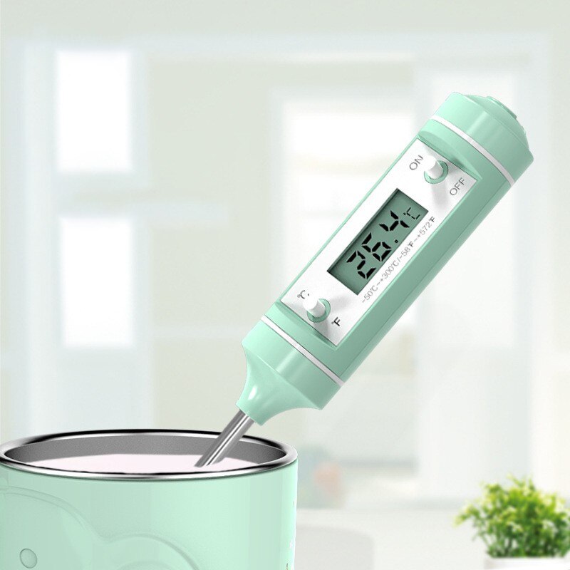 Baby Melk Fles Elektronische Water Thermometer Kids Melk Fles Temperatuur Test Papier Strip Sticker Temperatuur Infant Meten