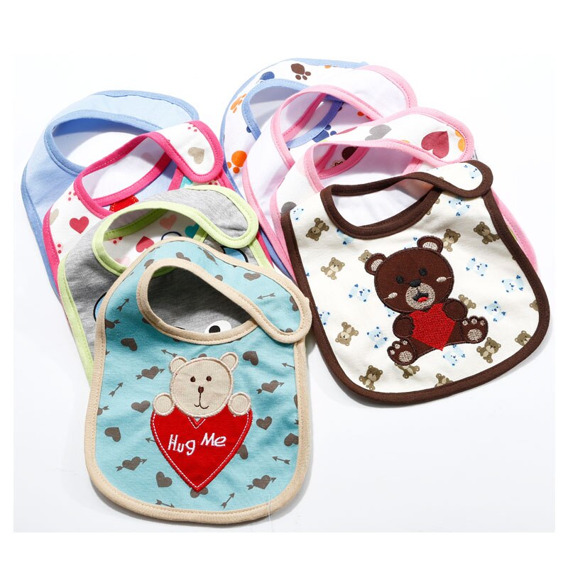 Verkoop 20 Stijlen Veranderd Baby Katoen Slabbetjes Baby Cartoon Waterdichte Speeksel Handdoek Carter Kinderen Burp Doek