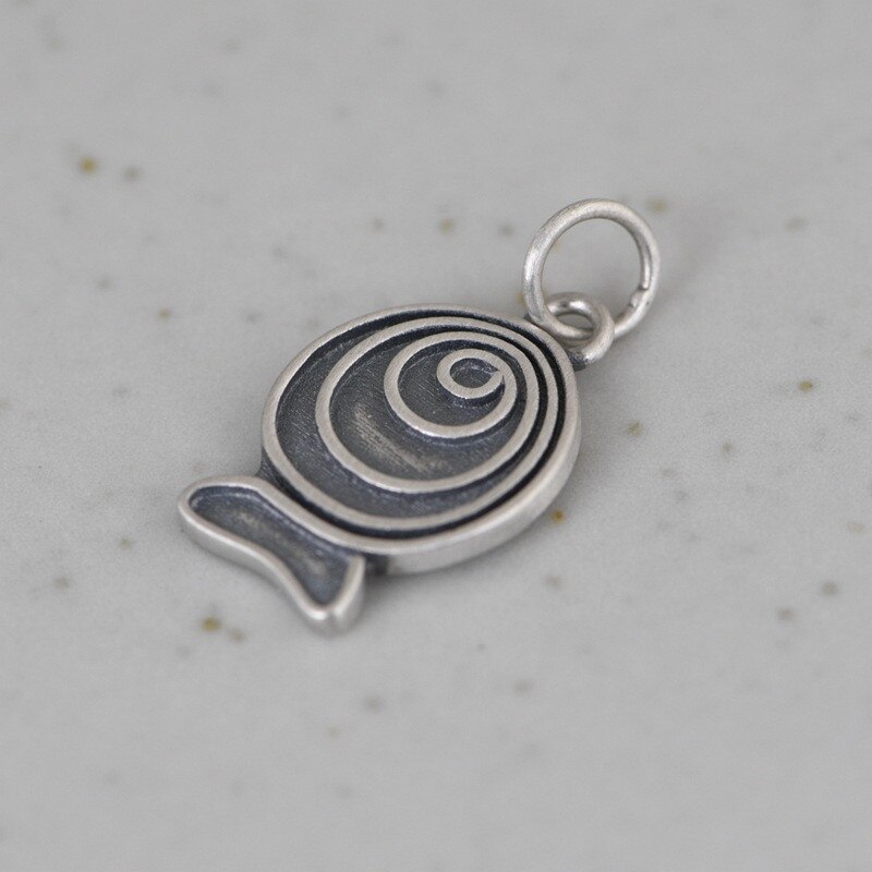 V. Ya 925 Real Sterling Zilveren Vis Hanger Voor Mannen Vrouwen Unieke Dier Hanger Charme Sieraden Accessoires Geen Ketting