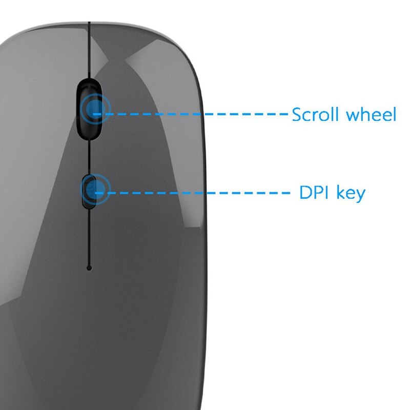 Wireless Keyboard and Mouse Set Dual-Mode Bluetooth 5.0+2.4Ghz Ultra-Thin Charging Keyboard for Laptop Computers