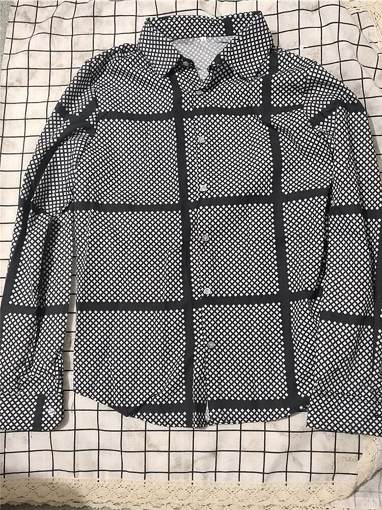 Overhemden voor heren, slank, zwart, gestreept, herfst, lange mouwen, casual, fitness, tops, heren, overhemd, formele blouses, tops, kleding